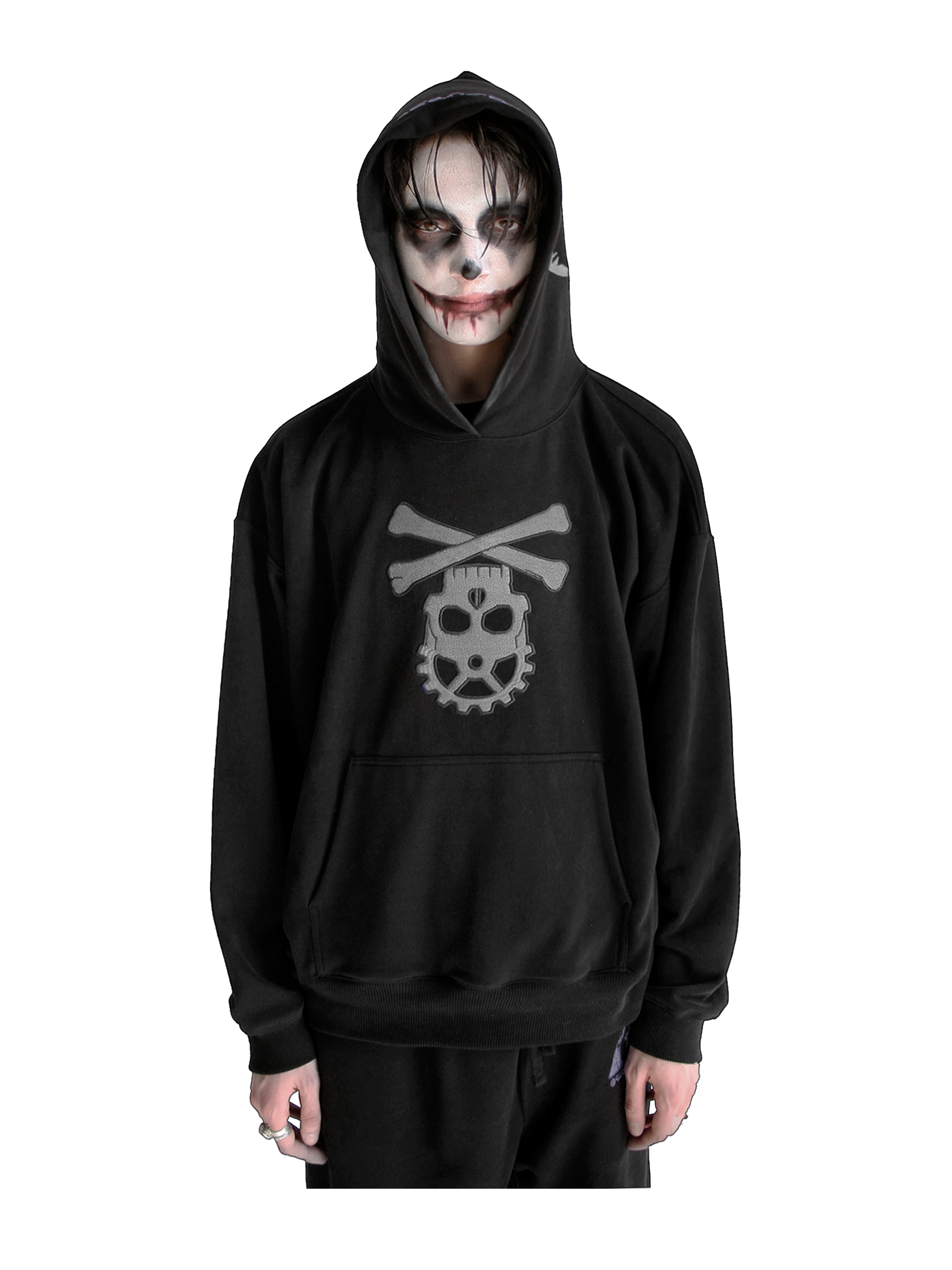 GRAY GÖTTA FIGHT HOODIE