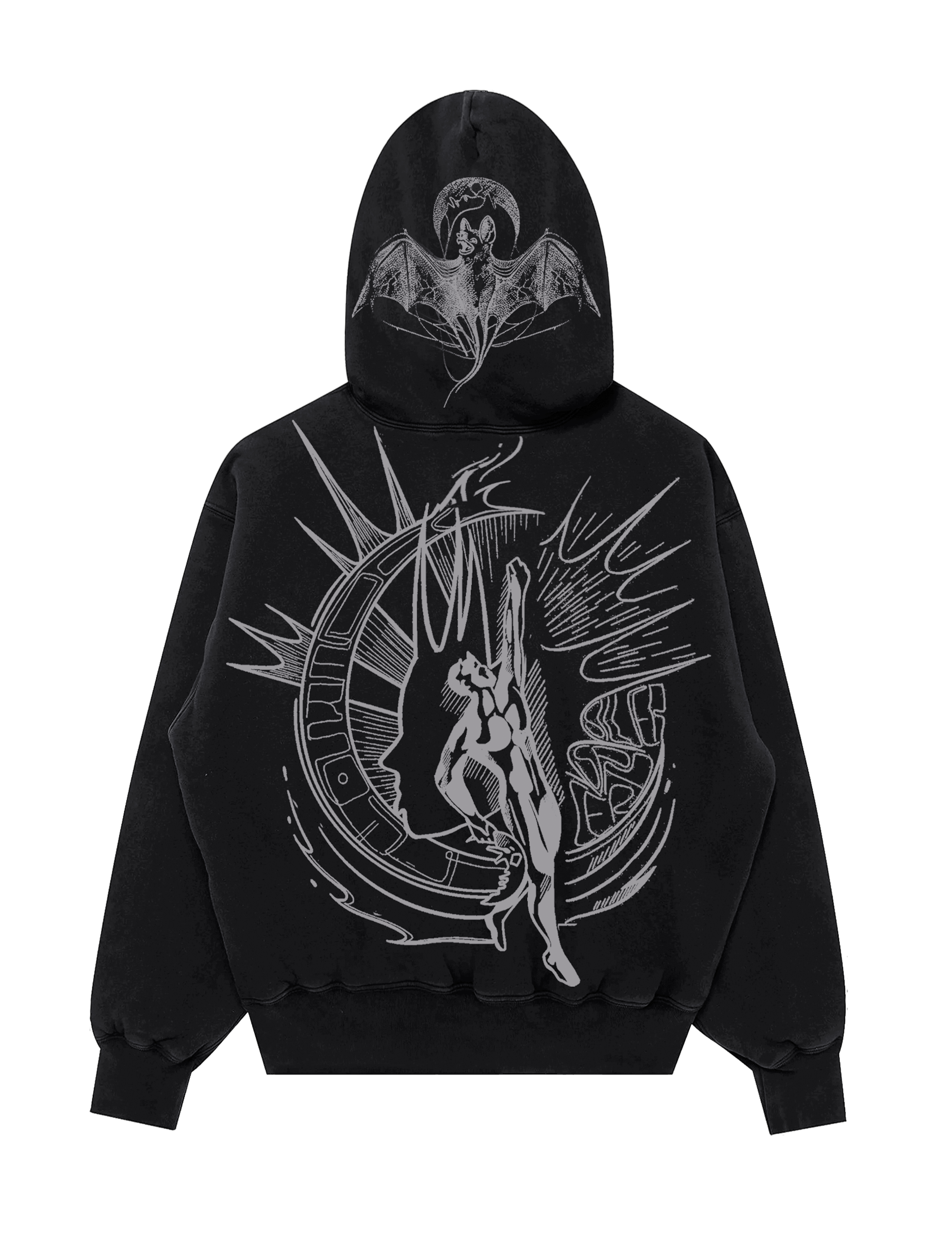BAT ZIP HOODIE