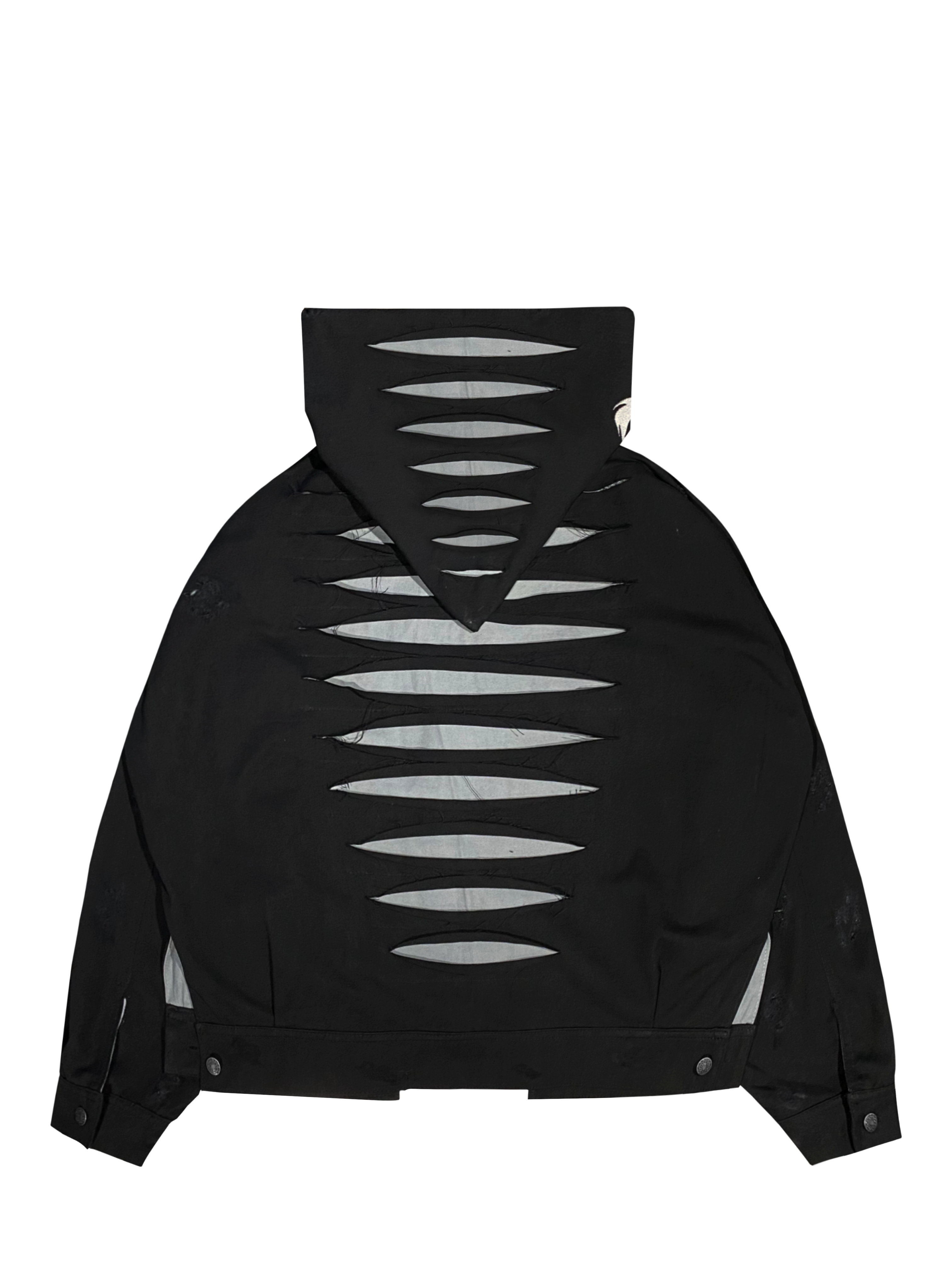 BLACK DESTROYER DENIM JACKET